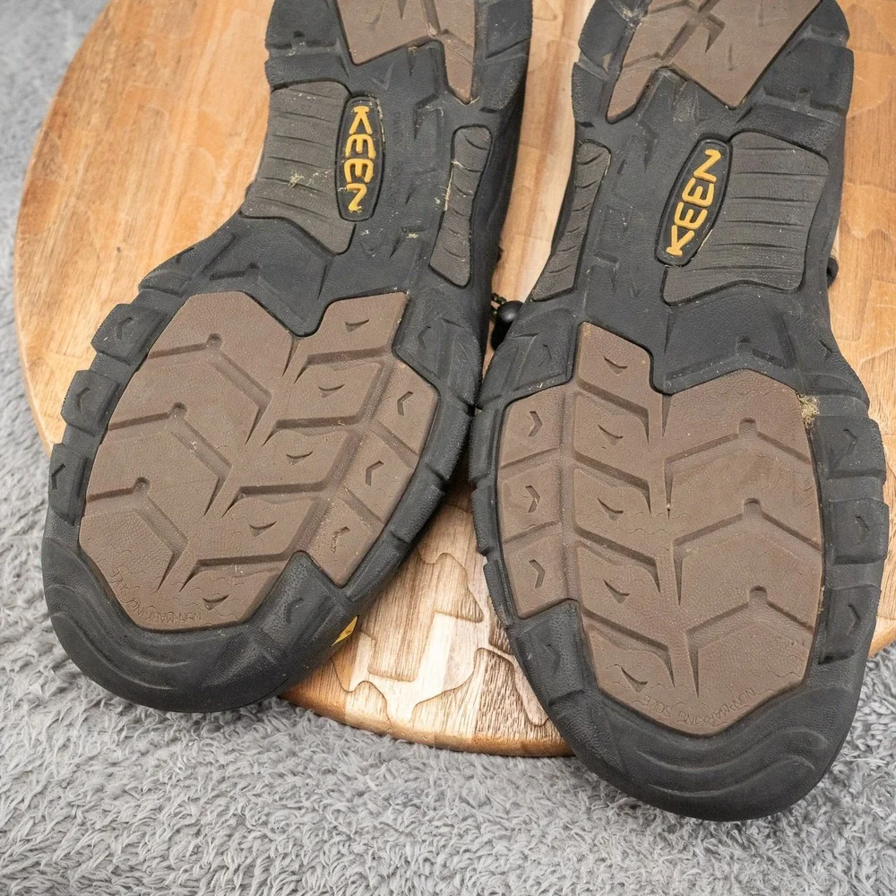 KEEN Newport H2 Sandals Mens 11 Brown Good Waterproof Leather Hiking Shoes